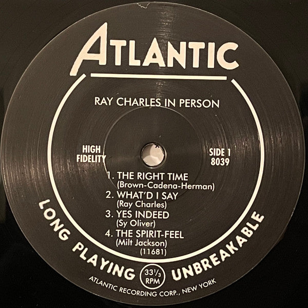 Ray Charles ~ Ray Charles In Person (Vinyl) - Djungel & Jazz