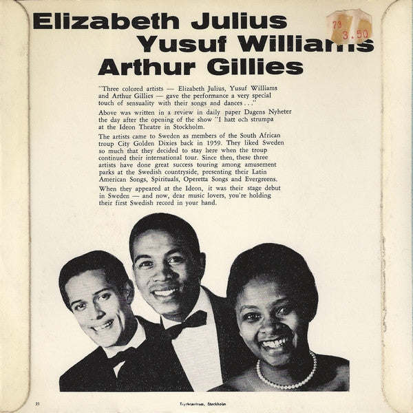 Elizabeth, Yusuf Och Arthur ~ Africa (Vinyl) - Djungel & Jazz