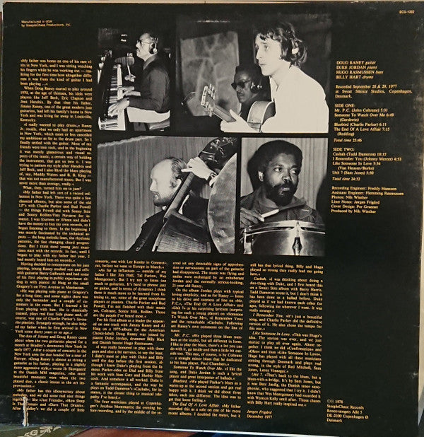 Doug Raney Quartet : Introducing Doug Raney (LP, Album)