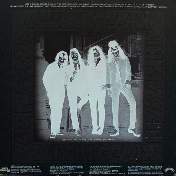 Kiss : Dressed To Kill (LP, Album, Ric)