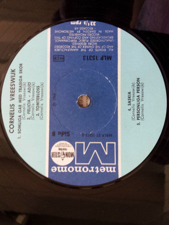 Cornelis Vreeswijk ~ Tio Vackra Visor Och Personliga Person (Vinyl) - Djungel & Jazz