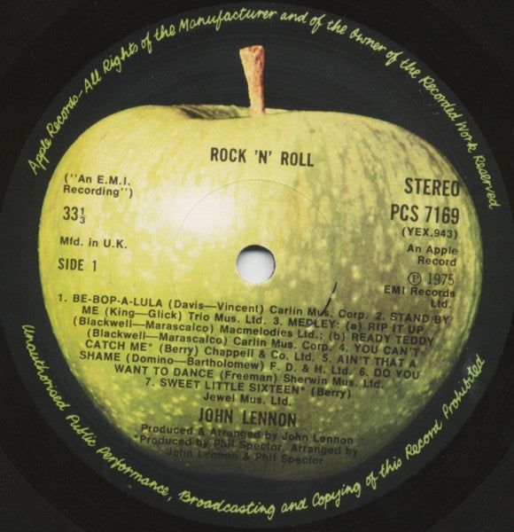 John Lennon ~ Rock 'N' Roll (Vinyl) - Djungel & Jazz