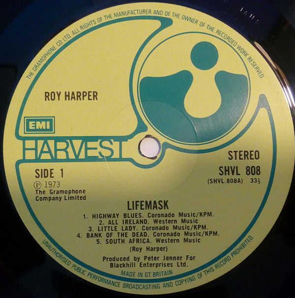 Roy Harper ~ Lifemask (Vinyl) - Djungel & Jazz