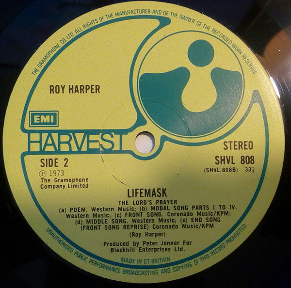 Roy Harper ~ Lifemask (Vinyl) - Djungel & Jazz