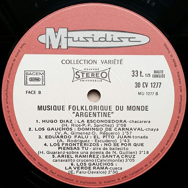 Various : Argentine (LP, Comp)