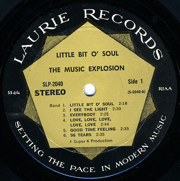 The Music Explosion ~ Little Bit O' Soul (Vinyl) - Djungel & Jazz