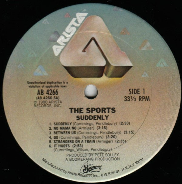 The Sports ~ Suddenly... (Vinyl) - Djungel & Jazz