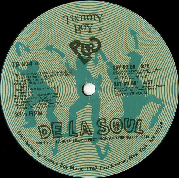 De La Soul ~ Say No Go (Vinyl) - Djungel & Jazz