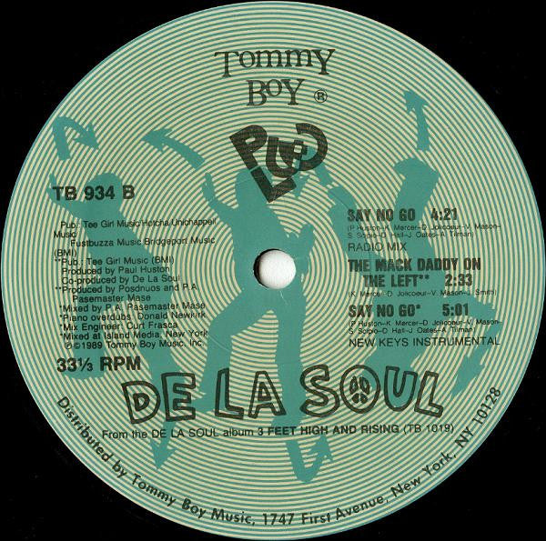 De La Soul ~ Say No Go (Vinyl) - Djungel & Jazz