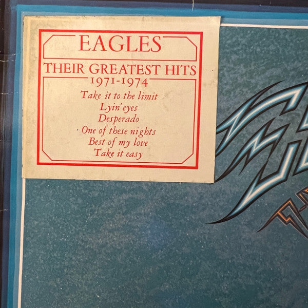 Eagles : Their Greatest Hits 1971-1975 (LP, Album, Comp, Emb)
