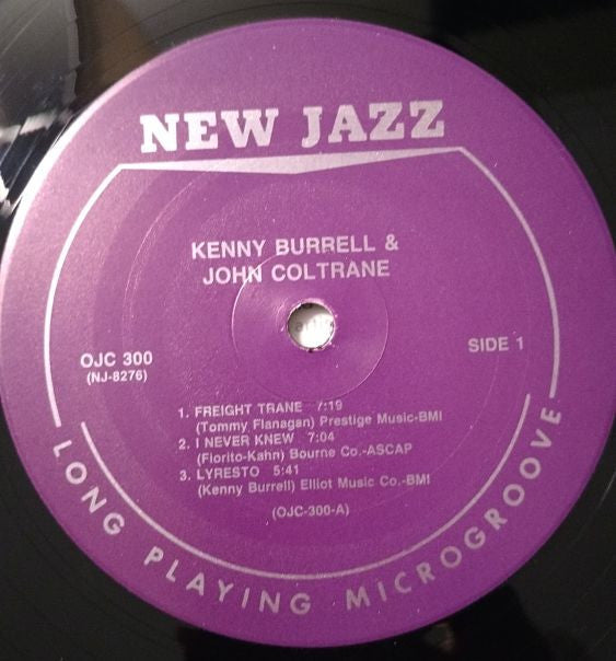 Kenny Burrell & John Coltrane : Kenny Burrell & John Coltrane (LP, Album, Mono, RE, RM)