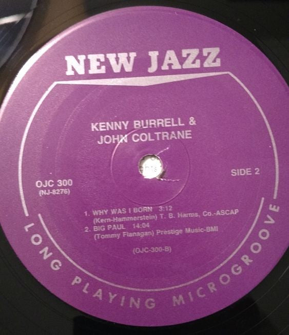 Kenny Burrell & John Coltrane : Kenny Burrell & John Coltrane (LP, Album, Mono, RE, RM)