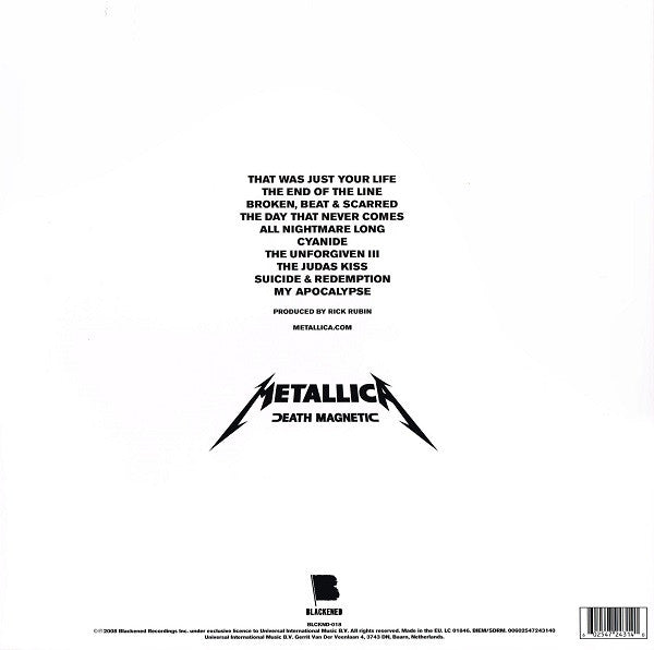 Metallica ~ Death Magnetic (Vinyl) - Djungel & Jazz