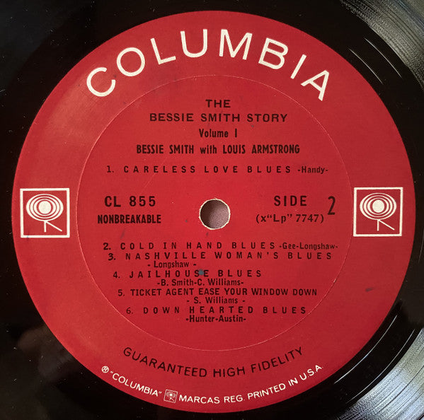 Bessie Smith With Louis Armstrong : The Bessie Smith Story - Vol.1 (LP, Comp, Mono, RE)