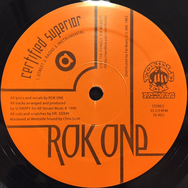 Rok One ~ Certified Superior (Vinyl) - Djungel & Jazz