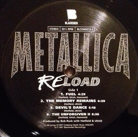 Metallica ~ Reload (Vinyl) - Djungel & Jazz