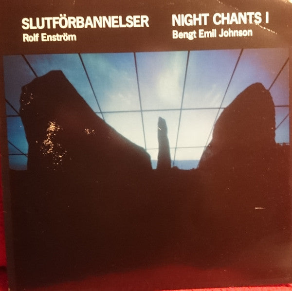 Rolf Enström / Bengt Emil Johnson ~ Slutförbannelser / Night Chants I (Vinyl) - Djungel & Jazz