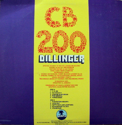Dillinger ~ CB 200 (Vinyl) - Djungel & Jazz
