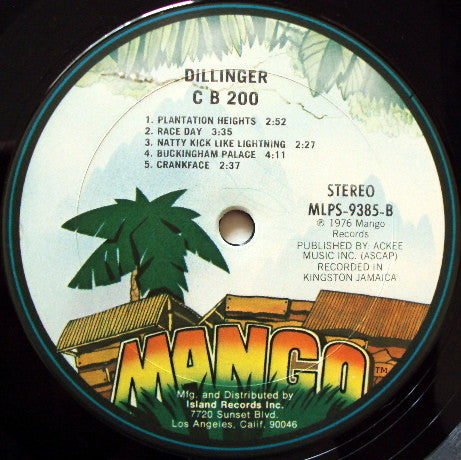 Dillinger ~ CB 200 (Vinyl) - Djungel & Jazz