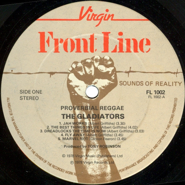 The Gladiators : Proverbial Reggae (LP, Album)