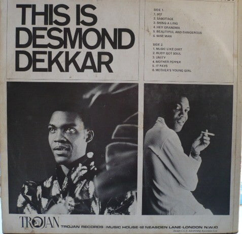 Desmond Dekker ~ This Is Desmond Dekkar (Vinyl) - Djungel & Jazz