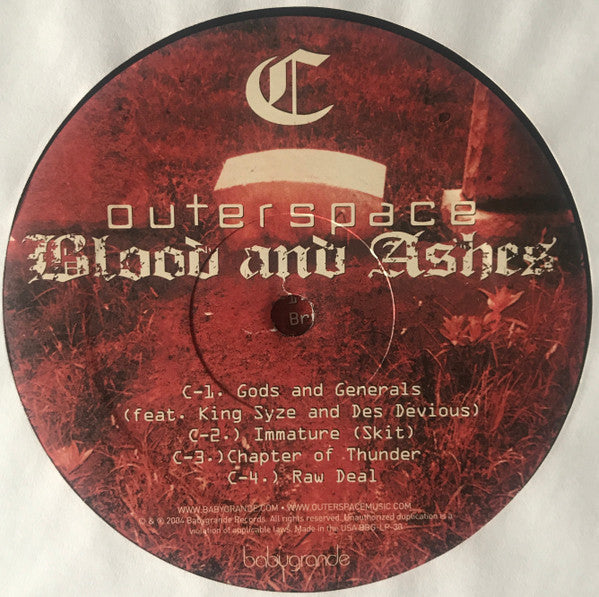 Outerspace ~ Blood And Ashes (Vinyl) - Djungel & Jazz