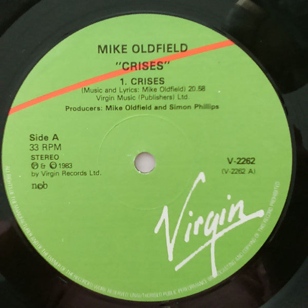 Mike Oldfield ~ Crises (Vinyl) - Djungel & Jazz