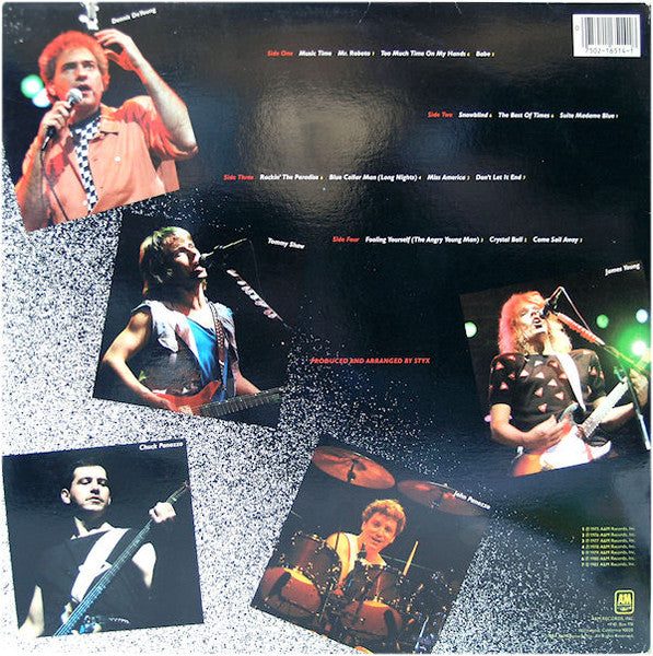 Styx ~ Caught In The Act Live (Vinyl) - Djungel & Jazz