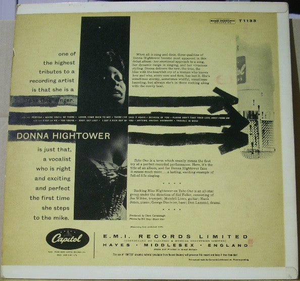 Donna Hightower ~ Take One ! (Vinyl) - Djungel & Jazz