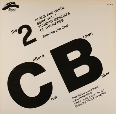 Clifford Brown, Chet Baker ~ The 2 Trumpet Geniuses Of The Fifties (Vinyl) - Djungel & Jazz