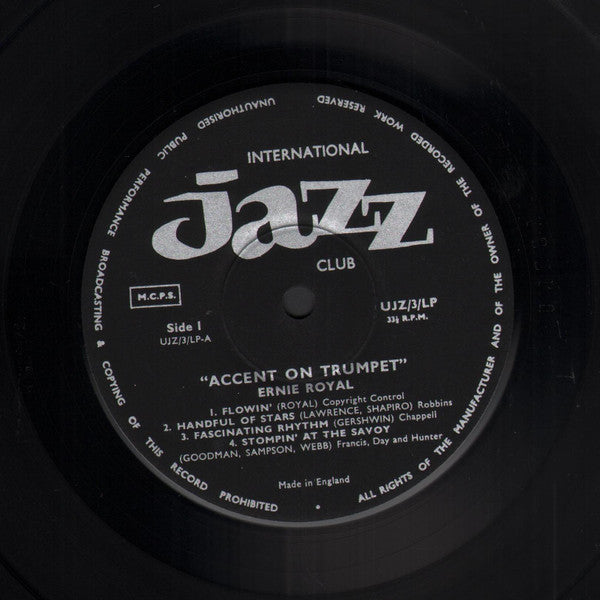 Ernie Royal : Accent On Trumpet  (LP, Album, Mono)