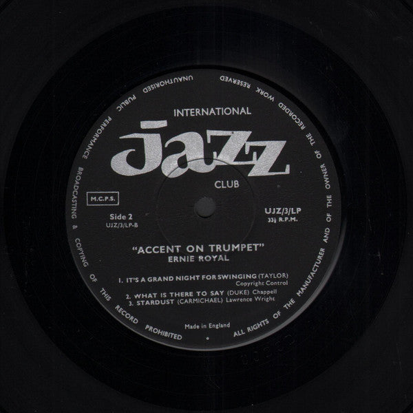 Ernie Royal : Accent On Trumpet  (LP, Album, Mono)