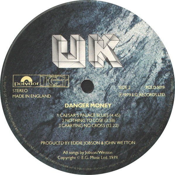 UK  ~ Danger Money (Vinyl) - Djungel & Jazz