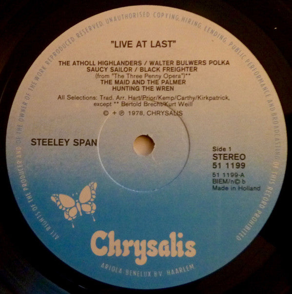 Steeleye Span ~ Live At Last! (Vinyl) - Djungel & Jazz