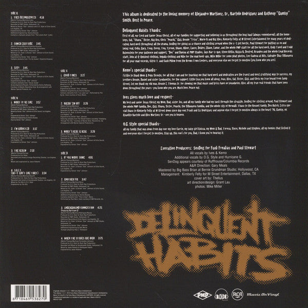 Delinquent Habits ~ Delinquent Habits (Vinyl) - Djungel & Jazz