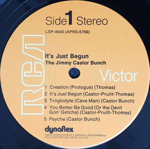 The Jimmy Castor Bunch ~ It's Just Begun (Vinyl) - Djungel & Jazz