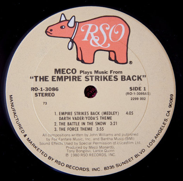 Meco ~ Plays Music From &#039;The Empire Strikes Back&#039; (Vinyl) - Djungel & Jazz