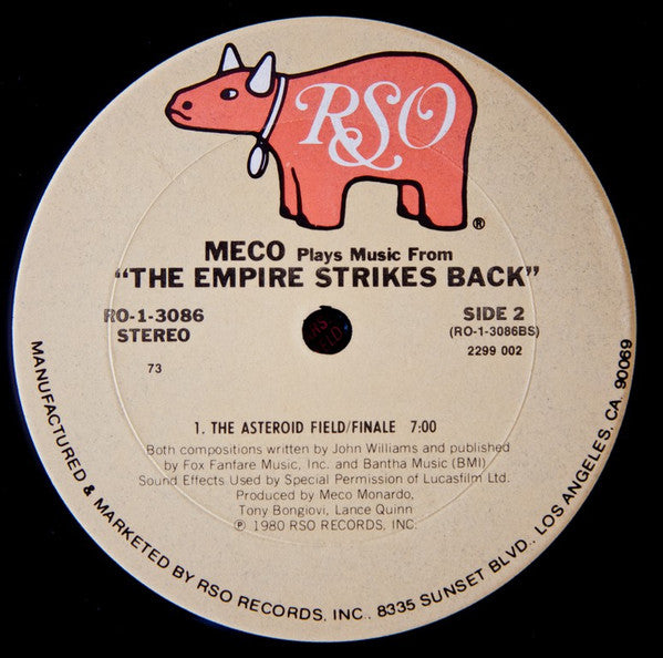 Meco ~ Plays Music From &#039;The Empire Strikes Back&#039; (Vinyl) - Djungel & Jazz