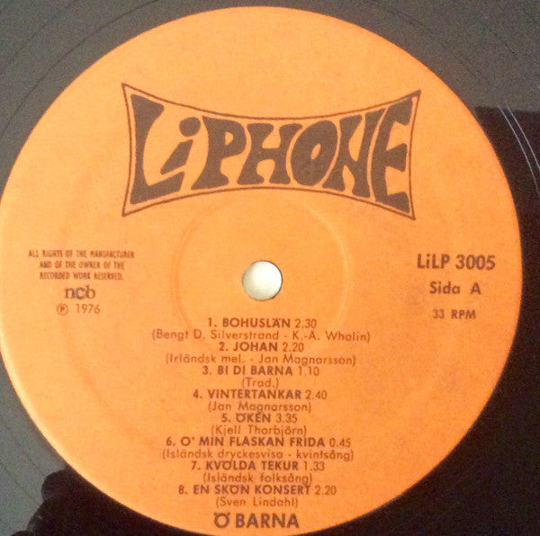 Öbarna ~ Öbarna (Vinyl) - Djungel & Jazz
