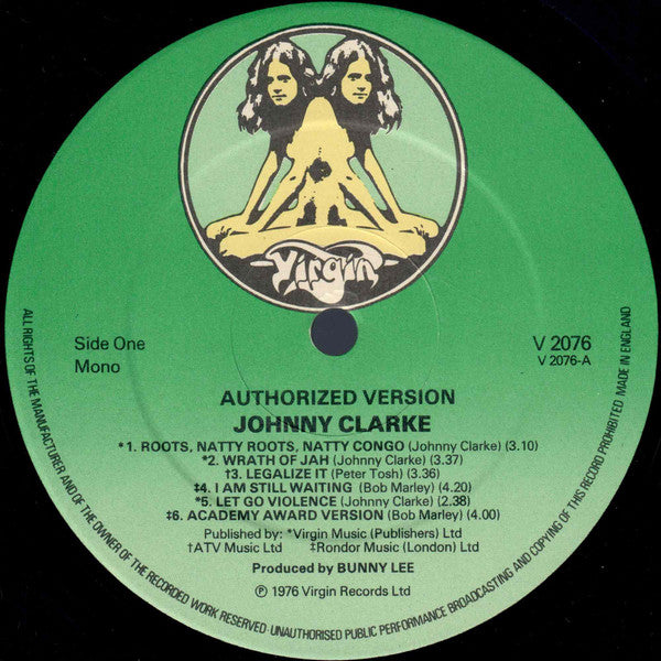Johnny Clarke : Authorized Version (LP, Album, Mono)