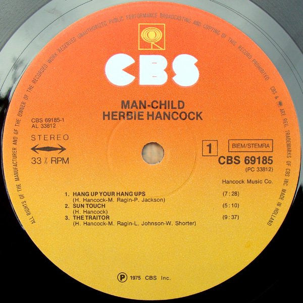 Herbie Hancock ~ Man-Child (Vinyl) - Djungel & Jazz