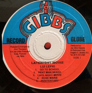 Louie Lepkie : Late Night Movie (LP, Album, RP)