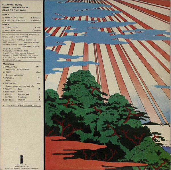 Stomu Yamash'ta, Come To The Edge : Floating Music (LP, Album, Gat)