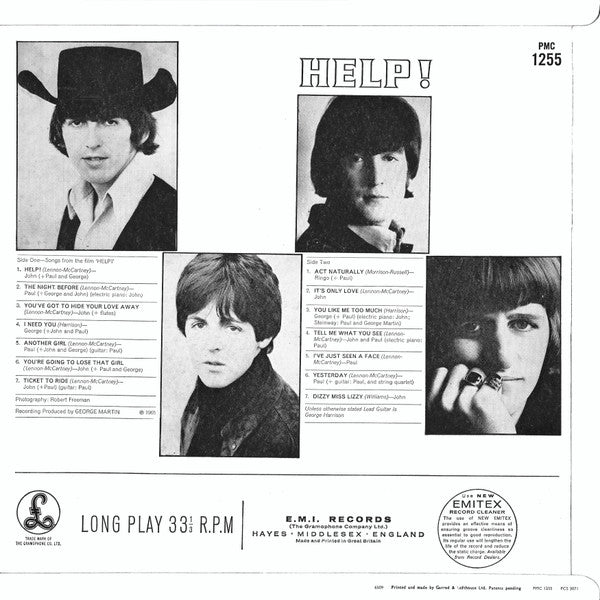 The Beatles ~ Help! (Vinyl) - Djungel & Jazz