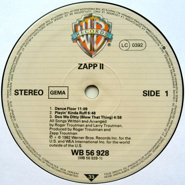 Zapp : Zapp II (LP, Album)