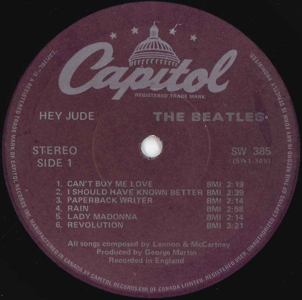 The Beatles ~ Hey Jude (Vinyl) - Djungel & Jazz