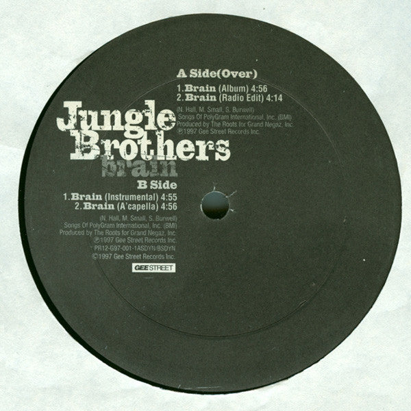 Jungle Brothers ~ Brain (Vinyl) - Djungel & Jazz