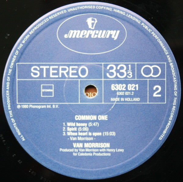 Van Morrison ~ Common One (Vinyl) - Djungel & Jazz