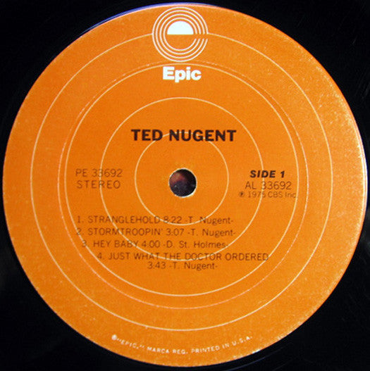 Ted Nugent : Ted Nugent (LP, Album)
