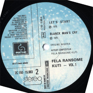 Fela Kuti : Vol. 1 & 2 (2xLP, Comp, RE, Gat)